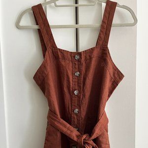 Everlane Linen Picnic Jumpsuit